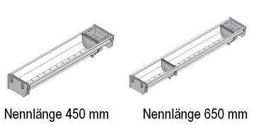 ORGA-LINE Essbesteck-Set für TANDEMBOX Schubkasten, teilausfüllend,  KB 275mm, NL=450-650mm